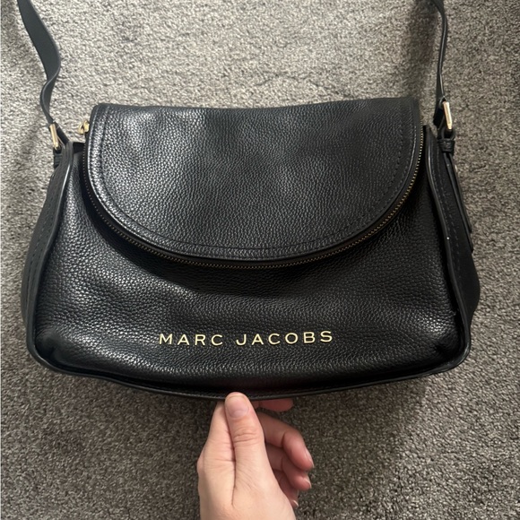 Marc Jacobs Groove Black Leather Large Crossbody Bag - Picture 3 of 6